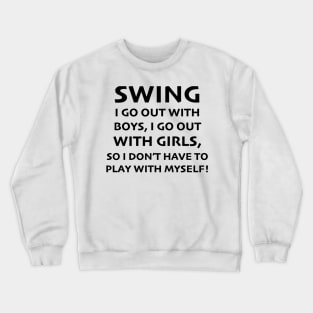 No, Thank You!!! Akiyama Hiroyuki Swing Crewneck Sweatshirt